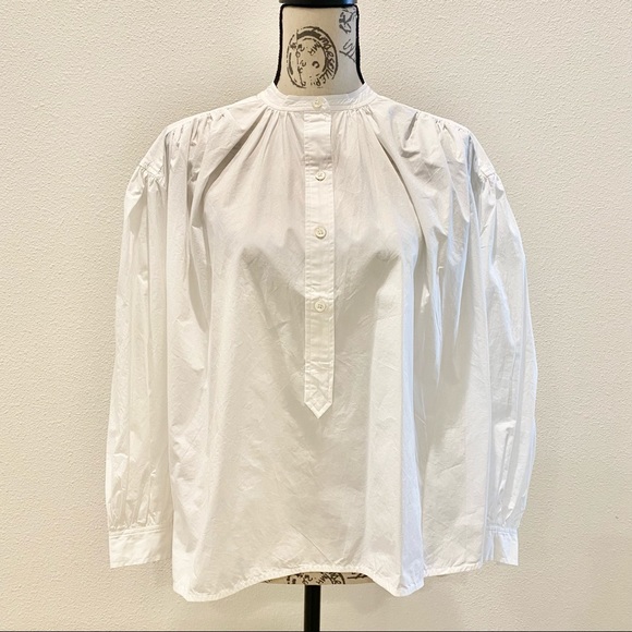 NWT Anine Bing Eden Shirt White XXS/TTP - Picture 7 of 17